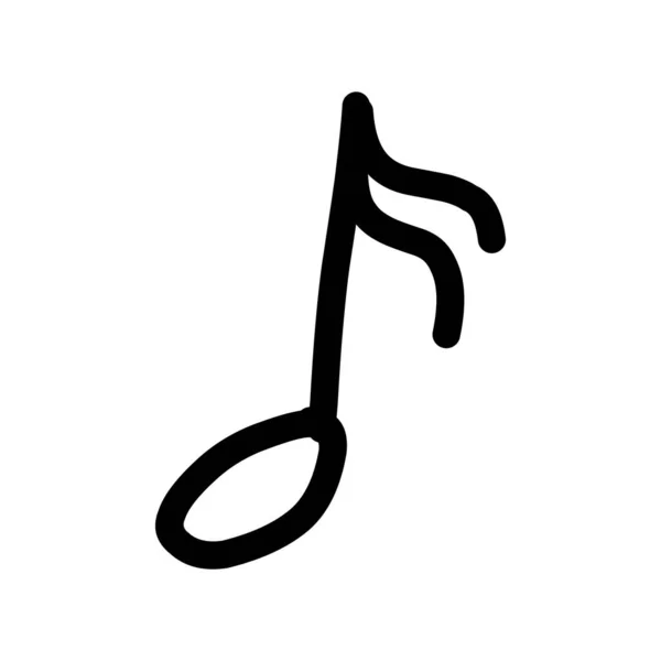 Нота Музыкального Инструмента — стоковый вектор