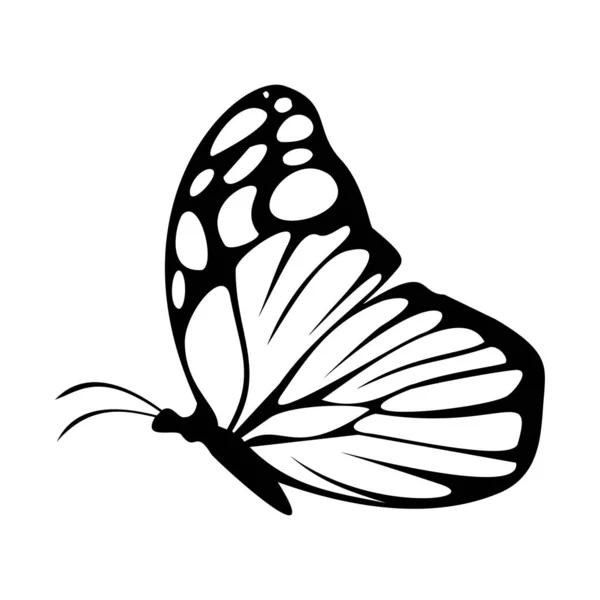 蝶のアイコンベクトルイラスト — ストックベクタ