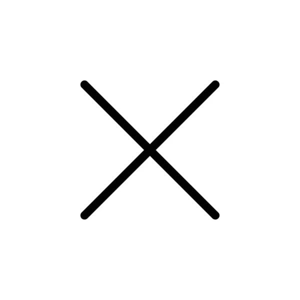 Stylized Cross Icon Banner Vector Illustration — Stock Vector