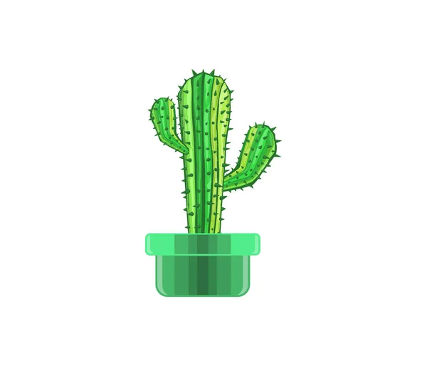 Banner Cactus Colorido Ilustración Del Vector — Archivo Imágenes Vectoriales