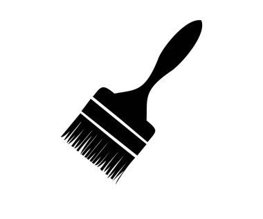 boya fırçası ikonu vektör illüstrasyon tasarımı 