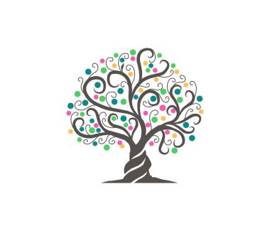 soyut Ağaç kökleri ile 