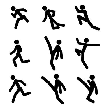 Bir grup insanın vektör çizimi 