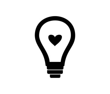 ampul simgesi, vektör illüstrasyonu 