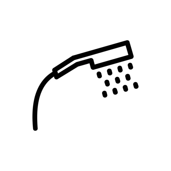 Wasserhahn Symbol Umriss Stil — Stockvektor