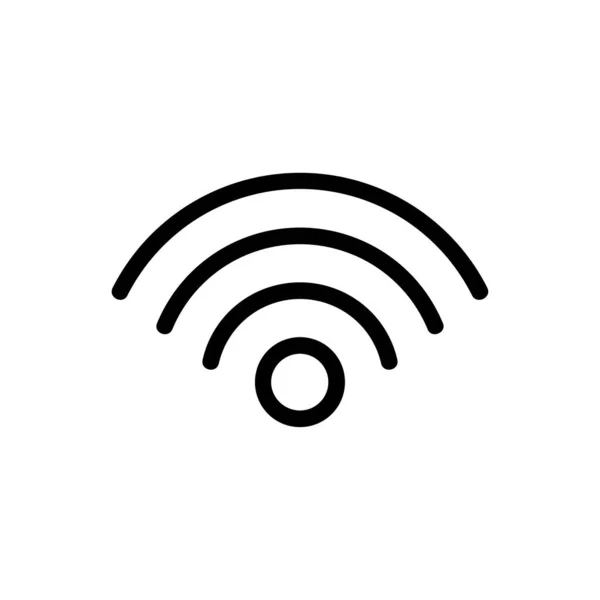 Wireless Wifi Signal Icon Vector Wireless Signal Icon Wifi Sign — Stock Vector