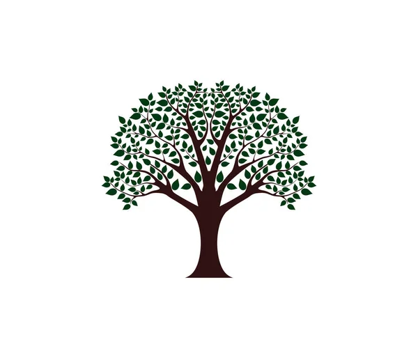 Gambar Vektor Desain Templat Logo Ikon Pohon - Stok Vektor