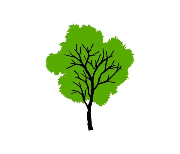 Διανυσματική Απεικόνιση Ενός Δέντρου — Διανυσματικό Αρχείο
