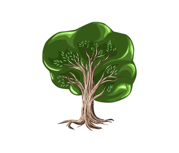 Векторная Иллюстрация Дерева — стоковый вектор