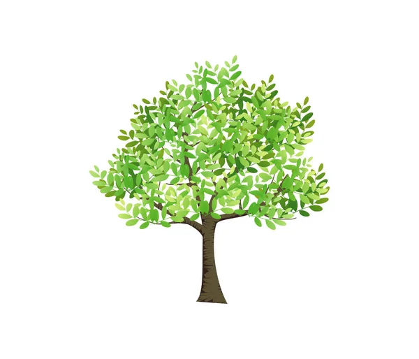 Ilustrasi Vektor Ikon Pohon - Stok Vektor