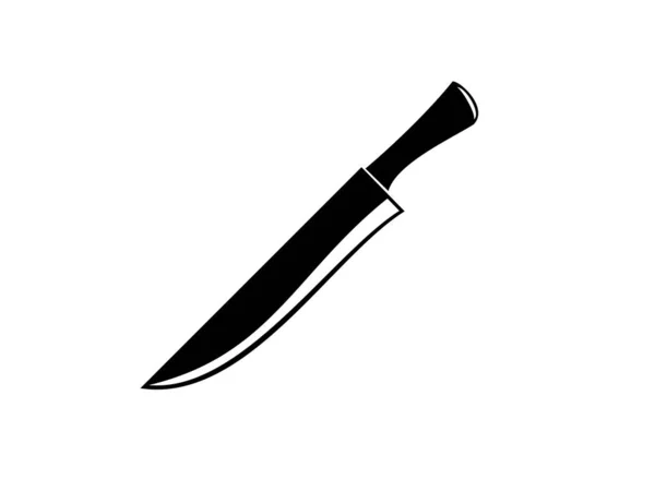 Messer Einfaches Symbol Vektorillustration — Stockvektor