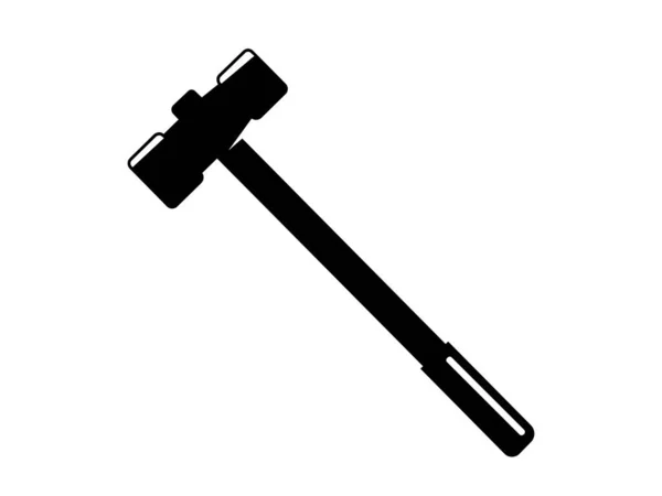 Hammer Werkzeug Symbol Vektor Illustration — Stockvektor