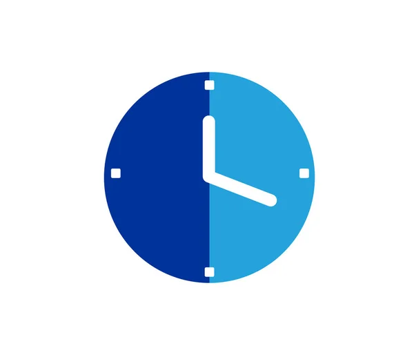 Icono Simple Ilustración Vectores Reloj — Vector de stock