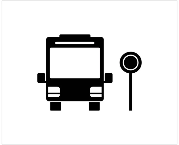 Icono Bus Vector Ilustración — Archivo Imágenes Vectoriales