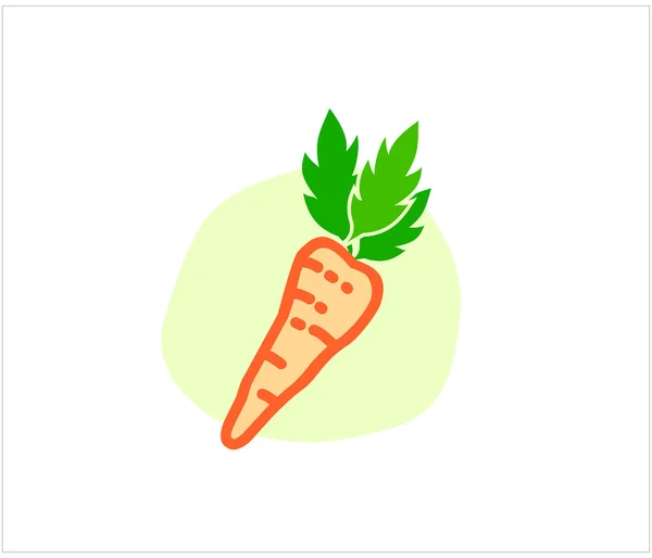 Векторная Иллюстрация Моркови — стоковый вектор