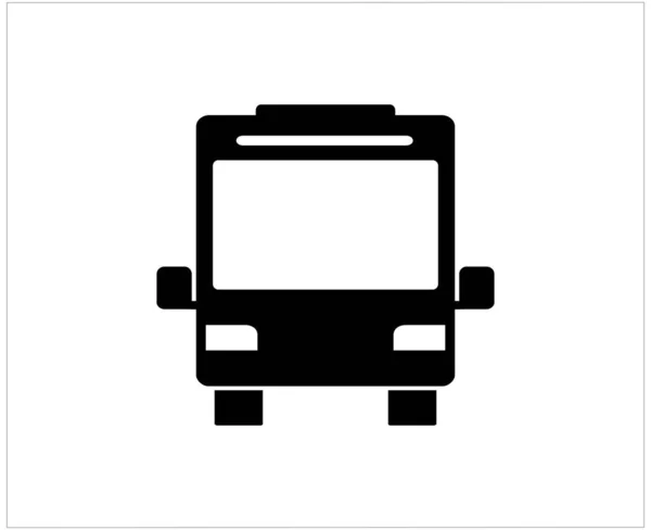 Bus Simgesi Vektör Illüstrasyonu — Stok Vektör