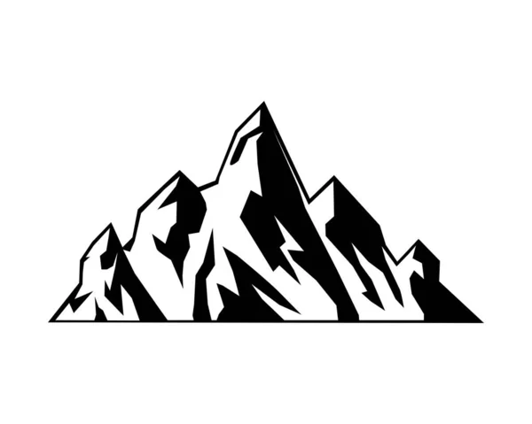 Montanha Ícone Vetor Ilustração —  Vetores de Stock