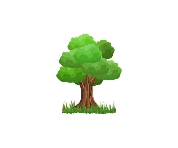Träd Ikon Vektor Illustration — Stock vektor