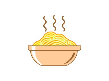 Tabakta ya da Tabakta Sıcak Spagetti