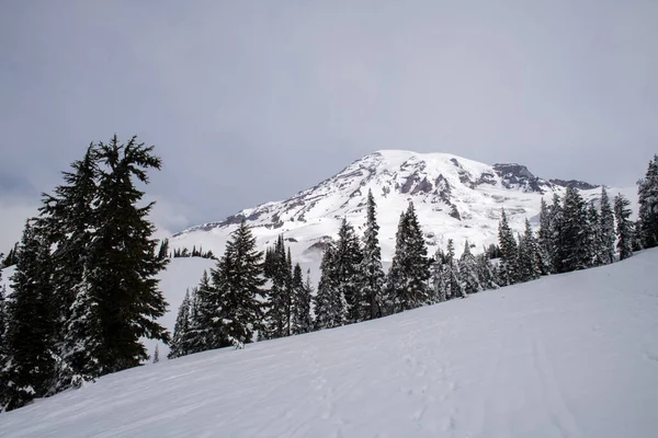 Mountains Snowy Day — Stock Photo, Image