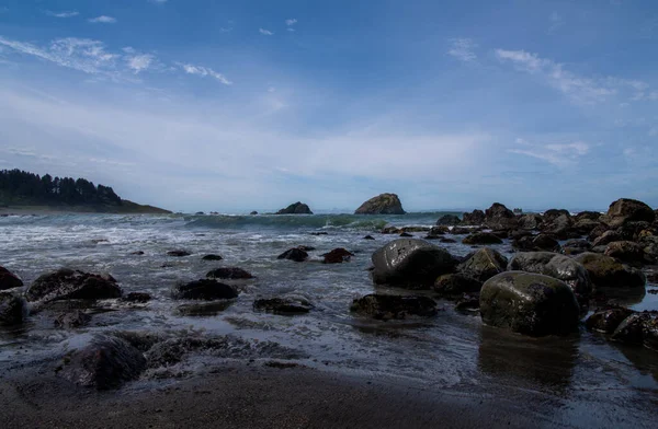 Felsen Einem Strand Westen — Stockfoto