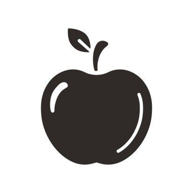 Elma Meyvesi Düz Vektör Simgesi