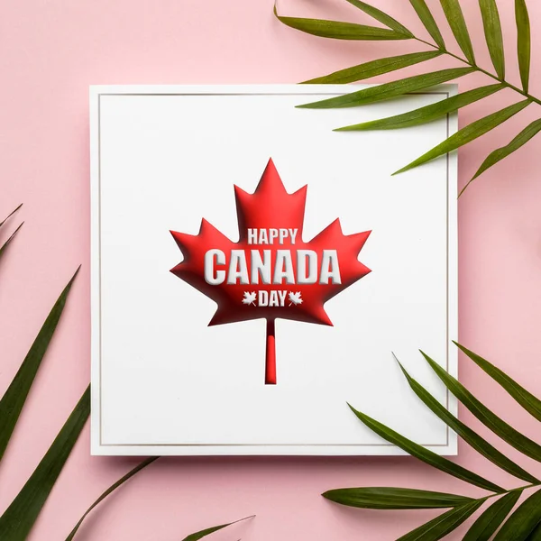 Kanada Günü Kutlaması, Bağımsızlık Günü Kutlaması, Kanada Bağımsızlık Günü Posteri, Bayrak Şablonu