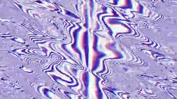 Kleurrijke Abstracte Vervorming Golf Rimpel Animatie Lus — Stockvideo
