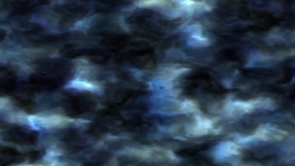 Koeling Blauwe Mist Gasatmosfeer Rook Special Effect Loop — Stockvideo