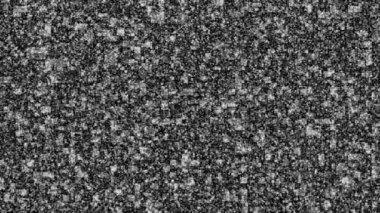 Gerçeküstü Soyut Tek Kare Siyah ve Beyaz Kare Yüzen Ekran Koruyucu Döngüsü