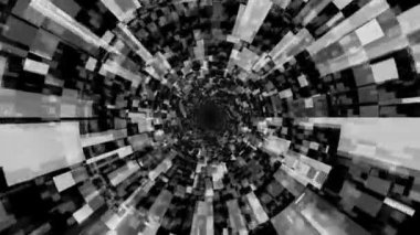 Dijital Dünya Özeti Siyah ve Beyaz Desene Giriş