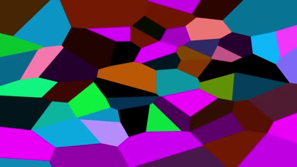 Color Sólido Abstracto Mantiene Constantemente Cambiando Las Formas Loop — Vídeo de stock