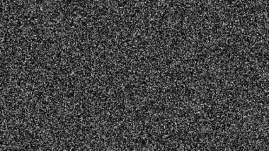 Siyah ve Beyaz Pixelated Gürültülü Animasyon Dot Matris Döngüsü