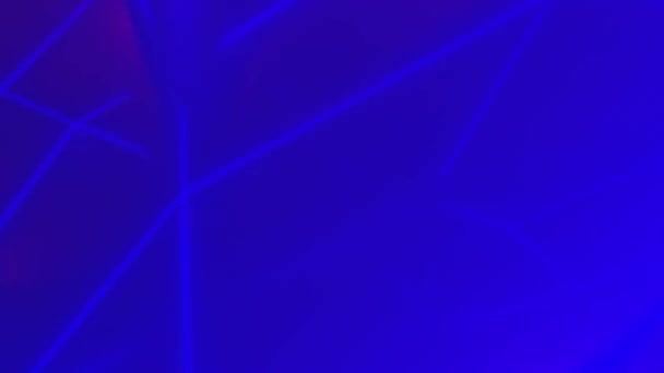Transport Surreal Blue Grid Zone Neon Glow Pętla Ciemności — Wideo stockowe