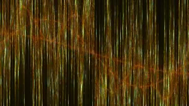 Majestatyczna Kolorowa Fala Sinusoidalna Świecącą Neonową Pętlą Paskową — Wideo stockowe