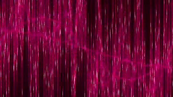 Majestátní Barevná Sinusová Vlna Zářícími Neonovými Pruhy Smyčka — Stock video
