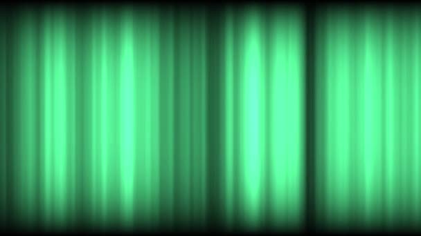 Rozmyta Zielona Pionowa Pętla Animacji Linii Kurtyny — Wideo stockowe