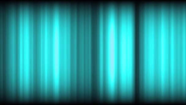 Línea Cortina Vertical Azul Borrosa Animación Loop — Vídeo de stock