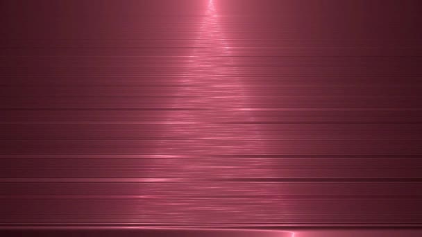 Блестящий Красный Светлячок Шары Образующие Форму Конуса Треугольника Поверхности Воды — стоковое видео