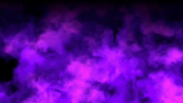 Intense Purple Flame Inferno Hell Scorching Special Effects — Stock Video