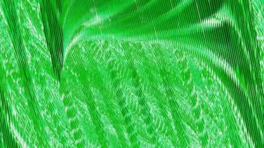 Parlak Yeşil Soyut Fraktal Keskin Ejderha Ölçekli Cam Dünyası