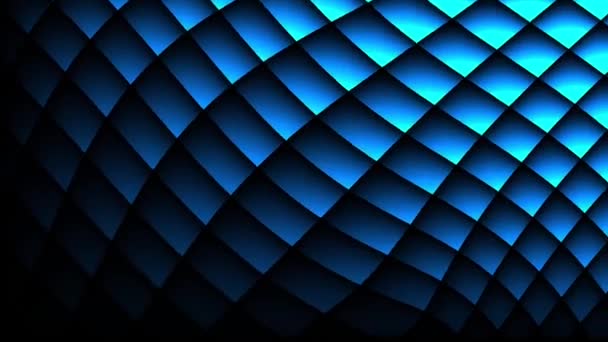Blue Gradient Färg Skala Form Animation Bakgrund — Stockvideo