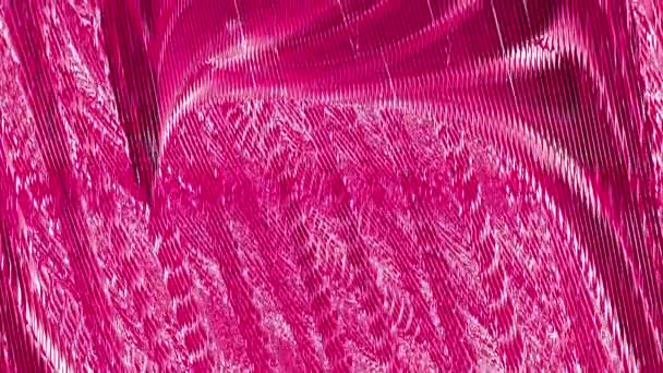 Rouge Brillant Abstrait Fractal Sharp Dragon Scale Glass World — Video