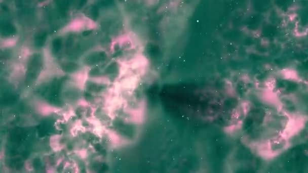 Ταξιδεύοντας Κατά Μήκος Του Γαλαξία Μας Καθαρίστε Νεφέλωμα Starry Stars — Αρχείο Βίντεο