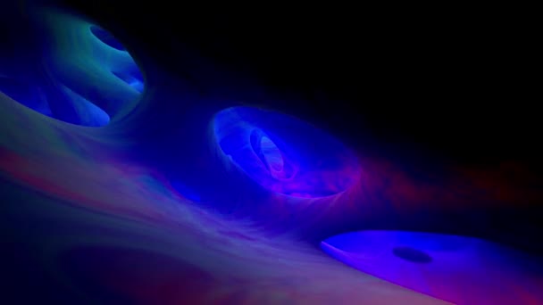 Lâmpada Lava Colorida Dentro Mundo Orgânico Simulação — Vídeo de Stock