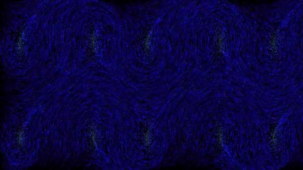 Синій Волоконно Оптична Мережа Світяться Дані Рухаються Петлі Візерунка Хвилі — стокове відео