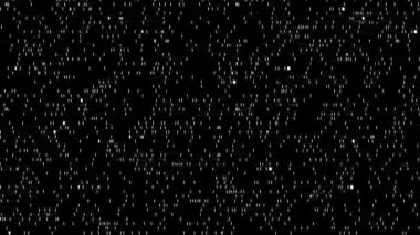 Siyah Arkaplanda Beyaz Çizgiler Yatay Sola ve Sağda Tek Renkli Canlandırma