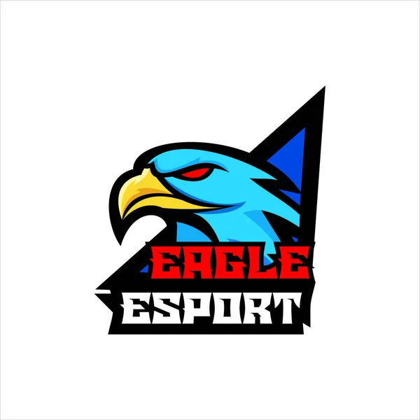 stock vector eagle esport logo design mascot