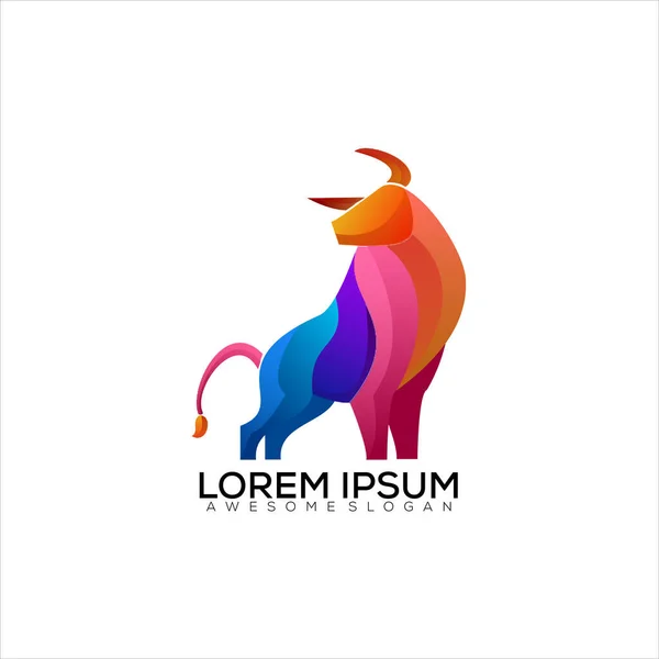 boğa logosu gradyan rengi