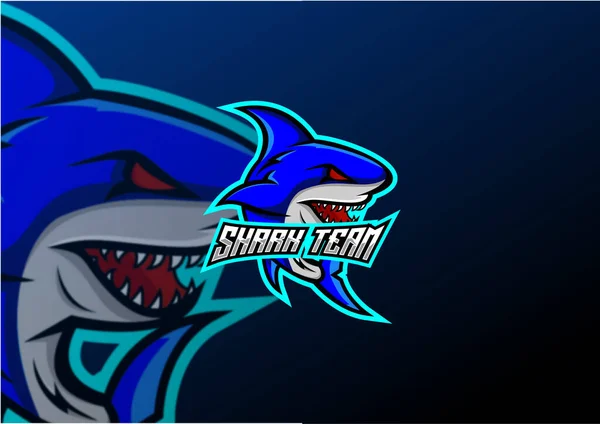 Köpekbalığı takımı logo oyun esportu